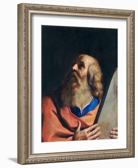 Moses-Guercino (1591-1666)-Framed Giclee Print