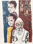 Two Boys and a Rabbi from People in Israel-Moshe Gat-Limited Edition