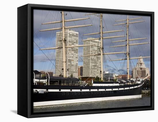 Moshulu Sailing Ship, Penns Landing, Waterfront District, Philadelphia, Pennsylvania-Richard Cummins-Framed Premier Image Canvas