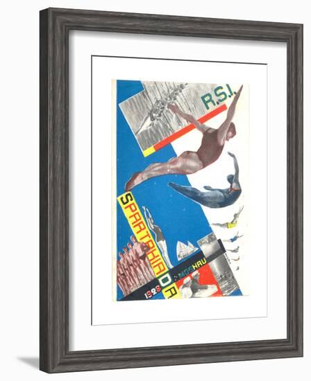 Moskau Spartakiada, 1928, 1928-Gustav Klutsis-Framed Premium Giclee Print