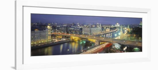 Moskva River, Moscow, Russia-Peter Adams-Framed Photographic Print