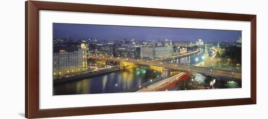 Moskva River, Moscow, Russia-Peter Adams-Framed Photographic Print
