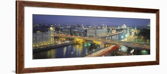 Moskva River, Moscow, Russia-Peter Adams-Framed Photographic Print