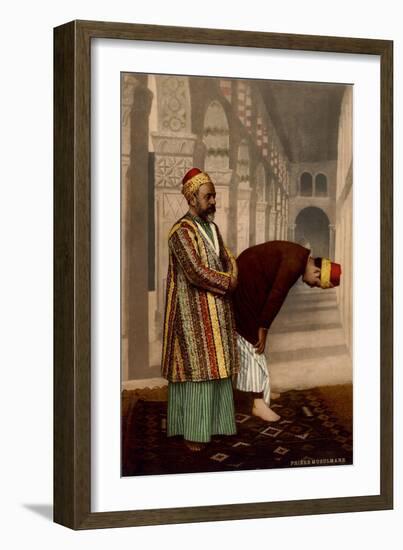 Moslem Imans-null-Framed Art Print