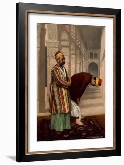 Moslem Imans-null-Framed Art Print