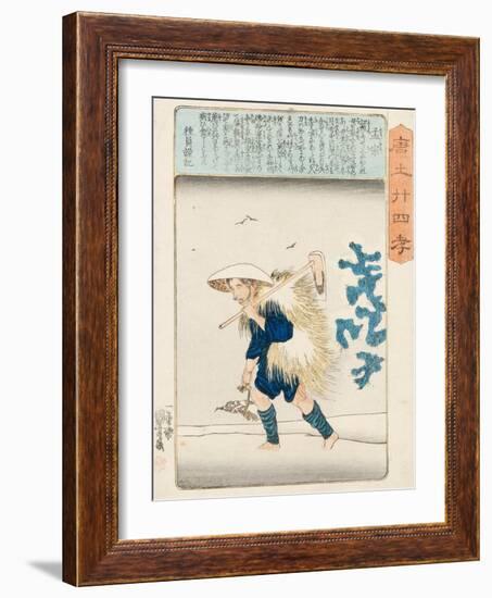 Moso, Signed Ichiyusai Kuniyoshi Ga, C.1848 (Colour Woodblock Print)-Utagawa Kuniyoshi-Framed Giclee Print