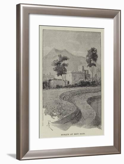 Mosque at Beit Said-Amedee Forestier-Framed Giclee Print