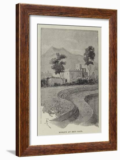Mosque at Beit Said-Amedee Forestier-Framed Giclee Print