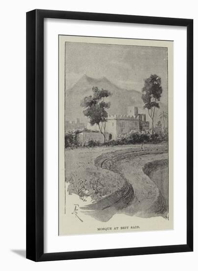 Mosque at Beit Said-Amedee Forestier-Framed Giclee Print