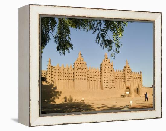 Mosque at Djenne, Mali, West Africa-Janis Miglavs-Framed Premier Image Canvas