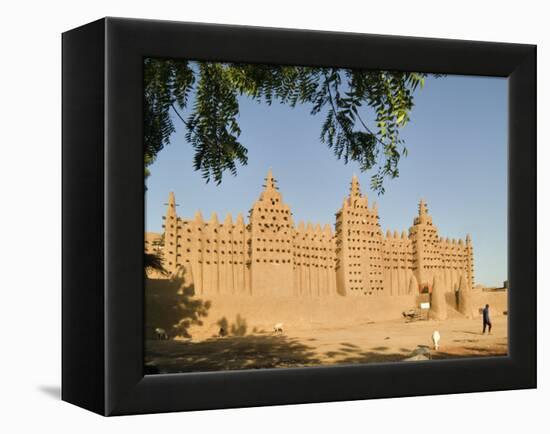 Mosque at Djenne, Mali, West Africa-Janis Miglavs-Framed Premier Image Canvas