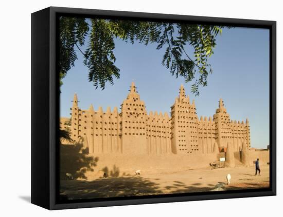 Mosque at Djenne, Mali, West Africa-Janis Miglavs-Framed Premier Image Canvas