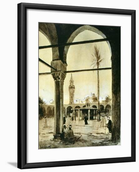 Mosque, Cairo, Egypt, 1928-Louis Cabanes-Framed Giclee Print