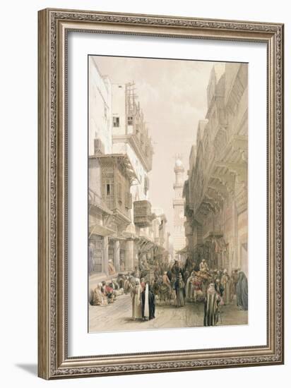 Mosque El Mooristan, Cairo, from "Egypt and Nubia", Vol.3-David Roberts-Framed Giclee Print