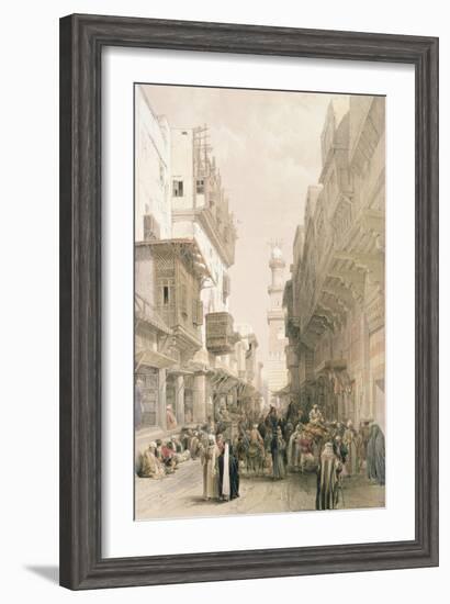 Mosque El Mooristan, Cairo, from "Egypt and Nubia", Vol.3-David Roberts-Framed Giclee Print