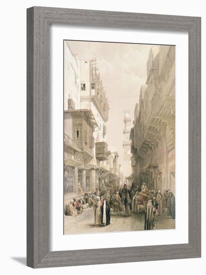 Mosque El Mooristan, Cairo, from "Egypt and Nubia", Vol.3-David Roberts-Framed Giclee Print