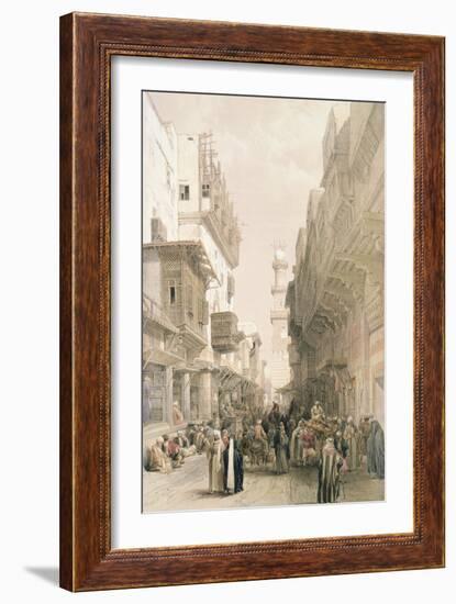 Mosque El Mooristan, Cairo, from "Egypt and Nubia", Vol.3-David Roberts-Framed Giclee Print