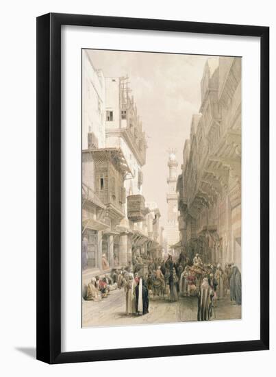 Mosque El Mooristan, Cairo, from "Egypt and Nubia", Vol.3-David Roberts-Framed Giclee Print