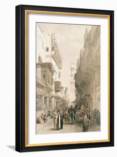 Mosque El Mooristan, Cairo, from "Egypt and Nubia", Vol.3-David Roberts-Framed Giclee Print