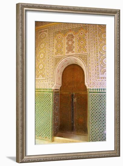 Mosque Entrance, Medina, Meknes, Morocco, North Africa, Africa-Neil Farrin-Framed Photographic Print