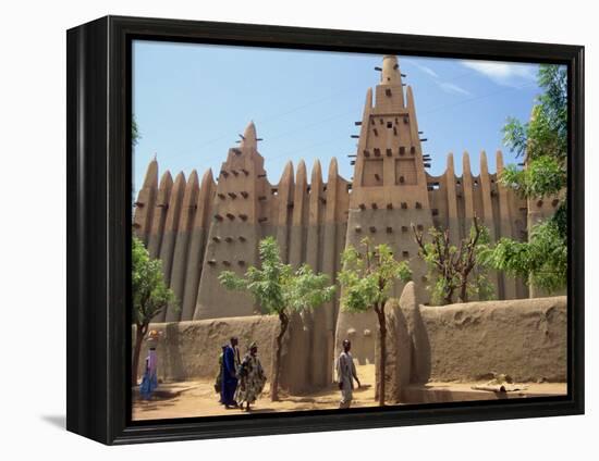 Mosque in Old Town, Mopti, Mali, Africa-Pate Jenny-Framed Premier Image Canvas