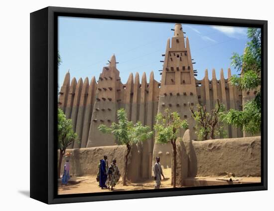 Mosque in Old Town, Mopti, Mali, Africa-Pate Jenny-Framed Premier Image Canvas