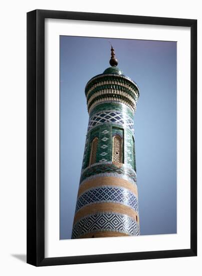 Mosque, Khiva, Uzbekistan-Vivienne Sharp-Framed Photographic Print