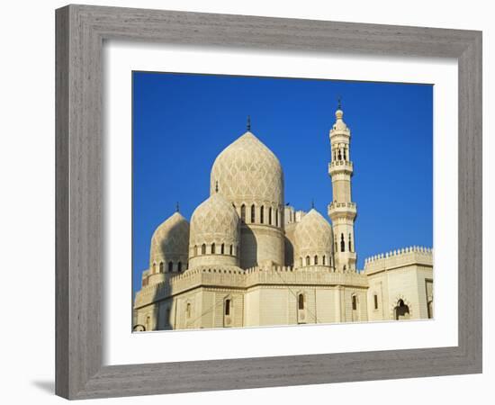 Mosque of Abu Al-Abbas Al-Mursi, One of the Landmarks Along the Corniche at Alexandria, Egypt-Julian Love-Framed Photographic Print