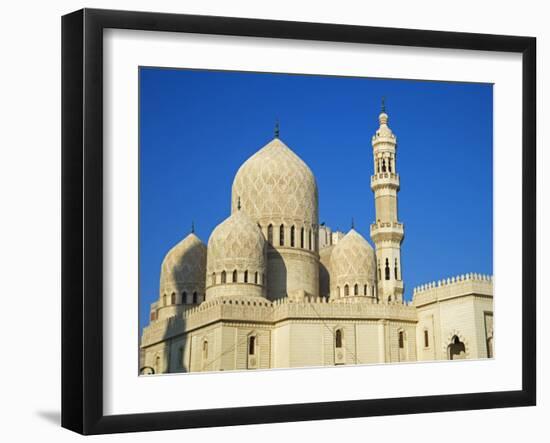 Mosque of Abu Al-Abbas Al-Mursi, One of the Landmarks Along the Corniche at Alexandria, Egypt-Julian Love-Framed Photographic Print