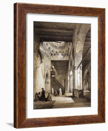 Mosque of Ibn Tulum-Emile Prisse d'Avennes-Framed Giclee Print