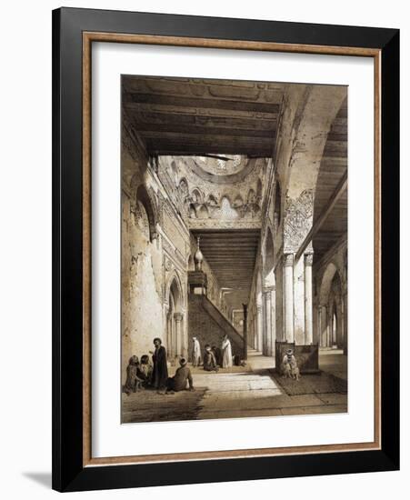 Mosque of Ibn Tulum-Emile Prisse d'Avennes-Framed Giclee Print