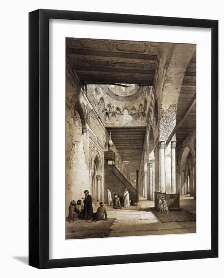 Mosque of Ibn Tulum-Emile Prisse d'Avennes-Framed Giclee Print