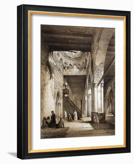 Mosque of Ibn Tulum-Emile Prisse d'Avennes-Framed Giclee Print