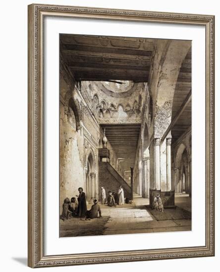 Mosque of Ibn Tulum-Emile Prisse d'Avennes-Framed Giclee Print