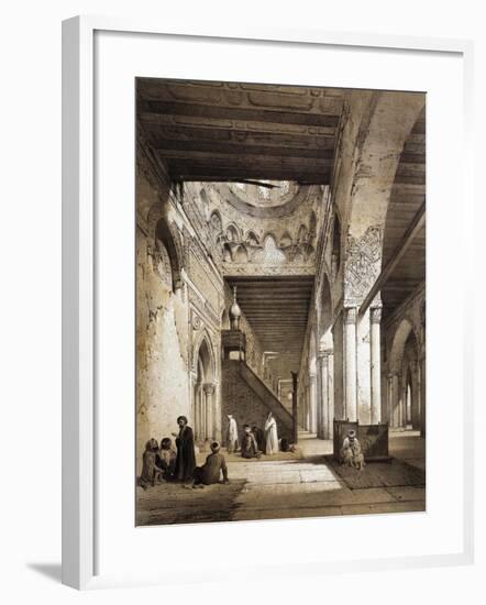 Mosque of Ibn Tulum-Emile Prisse d'Avennes-Framed Giclee Print