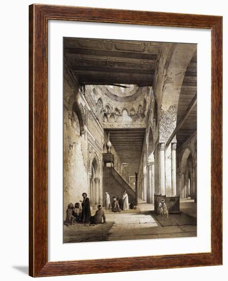 Mosque of Ibn Tulum-Emile Prisse d'Avennes-Framed Giclee Print
