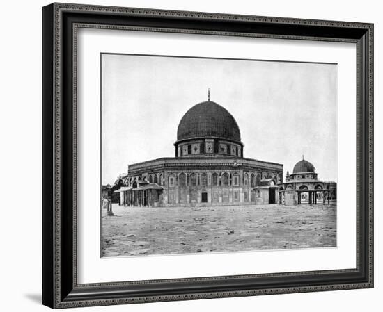 Mosque of Omar, Jerusalem, 1893-John L Stoddard-Framed Giclee Print
