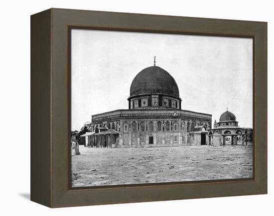 Mosque of Omar, Jerusalem, 1893-John L Stoddard-Framed Premier Image Canvas