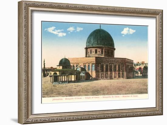 Mosque of Omar, Jerusalem, Israel-null-Framed Art Print