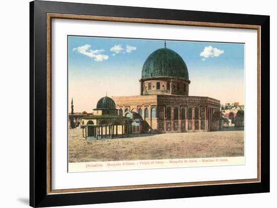 Mosque of Omar, Jerusalem, Israel-null-Framed Art Print