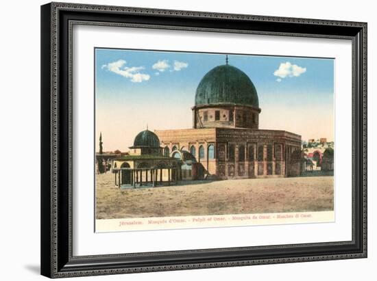 Mosque of Omar, Jerusalem, Israel-null-Framed Art Print