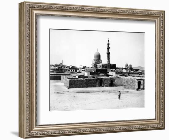 Mosque of Qaytbay, Cairo, C.1880-J. Pascal Sebah-Framed Photographic Print