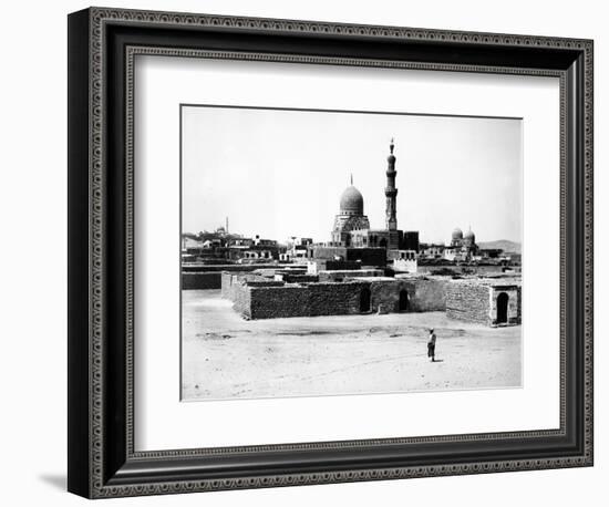 Mosque of Qaytbay, Cairo, C.1880-J. Pascal Sebah-Framed Photographic Print