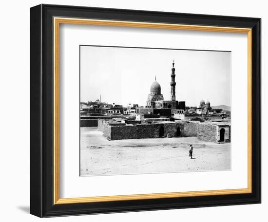 Mosque of Qaytbay, Cairo, C.1880-J. Pascal Sebah-Framed Photographic Print