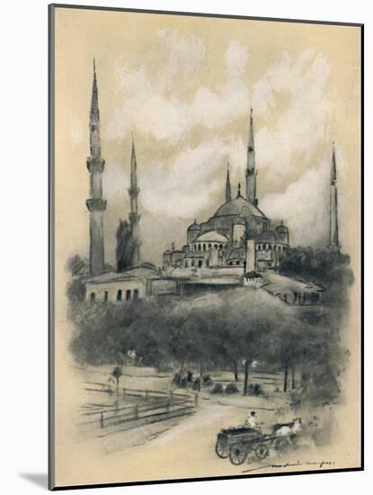 'Mosque of St. Sophia, Constantinople', 1903-Mortimer L Menpes-Mounted Giclee Print