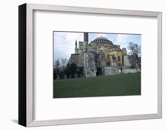 Mosque of St Sophia in Istanbul, 6th century. Artist: Unknown-Unknown-Framed Photographic Print