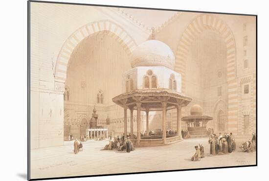 Mosque of Sultan Hassan, 1848-David Roberts-Mounted Giclee Print