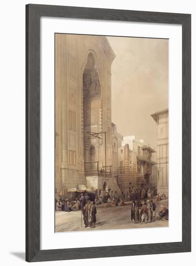 Mosque of Sultan Hassan-David Roberts-Framed Premium Giclee Print