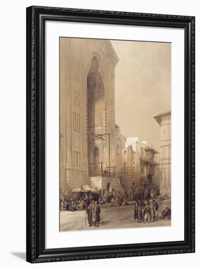 Mosque of Sultan Hassan-David Roberts-Framed Premium Giclee Print