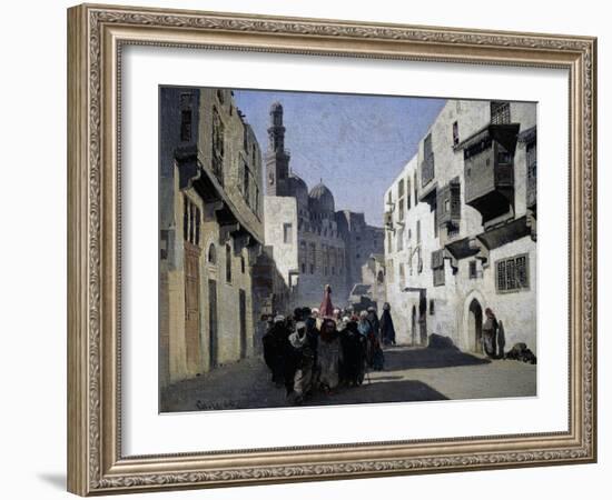 Mosque of Tulun, 1860-Alberto Pasini-Framed Giclee Print